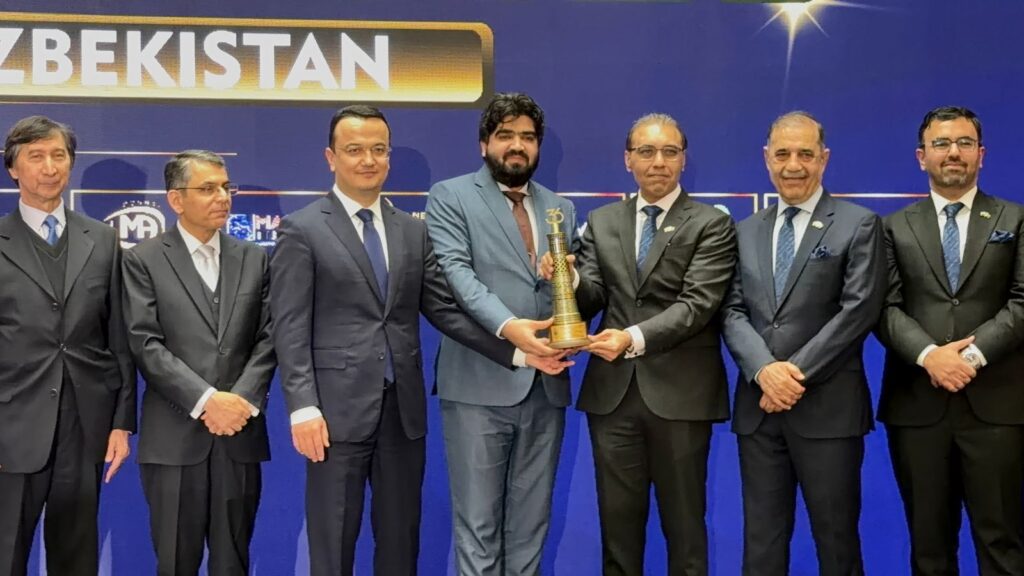 Kaleem Ullah Marwat Uzbekistan Award at Pakistan Uzbekistan conference