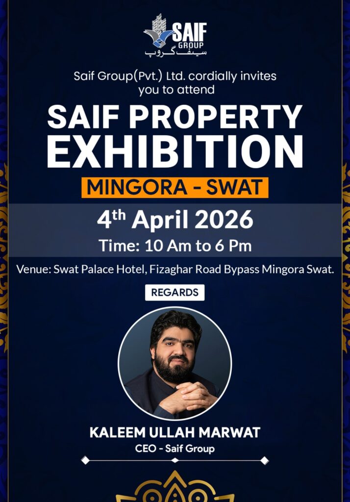 "Swat Palace Hotel - Venue for Saif Property Exhibition in Mingora, Swat"
